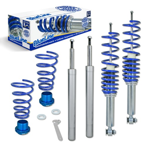 BlueLine Coilover Kit suitable for BMW E34 limousine 518i, 520i (D14/M14), year 07.1990 - 11.1995