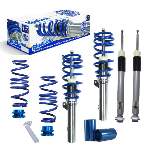 Combiné Fileté Blueline approprié pour VW Golf 8 avec suspension arrière multibras, moteurs de 150cv ou plus