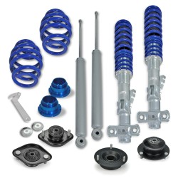 Suspension combiné fileté BlueLine Réglables - Amortisseurs filetés - Tuning Kit Complet - Qualité Allemande approprié pour Compatible av. E36 4+6 Cyl. incl. Touring 6.92-00, Tuning Kit Complet - Qualité Allemande , Incl. coupelles