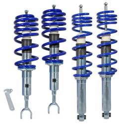 Suspension combiné fileté BlueLine Réglables - Amortisseurs filetés - Tuning Kit Complet - Qualité Allemande approprié pour Compatible av. A4 (B5) Incl. Avant Sans Quattro 4.94-12.00/02.95-06.01, Tuning Kit Complet - Qualité Allemande