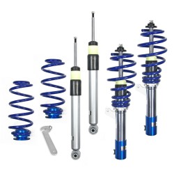 Suspension combiné fileté BlueLine Réglables - Amortisseurs filetés - Tuning Kit Complet - Qualité Allemande approprié pour Compatible av. Golf 6 Plus/ Variant 1.4/ TSi/ 1.6/ 2.0/ 2.0T/ DSG/ 1.9TDi Ø 50/55 mm!! Sans Quattro, Tuning Kit Complet - Qualité A