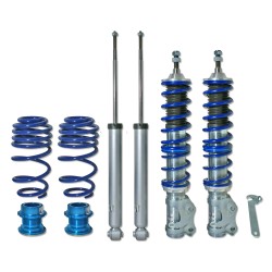 Suspension combiné fileté BlueLine Réglables - Amortisseurs filetés - Tuning Kit Complet - Qualité Allemande approprié pour Compatible av. Lupo 1.0/ 1.4/ 16V/ 1.6GTi/ 1.4TDi/ 1.7SDi (6X), 99-, Tuning Kit Complet - Qualité Allemande