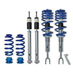 BlueLine Coilover Kit suitable for Audi A4 B6 and B7 (8e) 1.6, 1.8T, 2.0, 2.0 FSI, 2.4, 3.0, 1.9TDI, 2.5TDI, except vehicles with height control, four-wheel drive or Sport-equipment