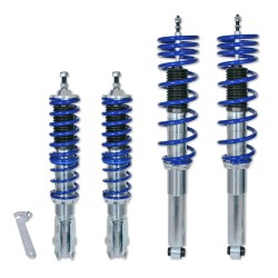 Suspension combiné fileté BlueLine Réglables - Amortisseurs filetés - Tuning Kit Complet - Qualité Allemande approprié pour Compatible av. Passat 35i Limo/Variant 1.6/1.8/2.0/2.0 16V/1.6TD/1.9D, VR6, 9.87-2.97, Tuning Kit Complet - Qualité Allemande