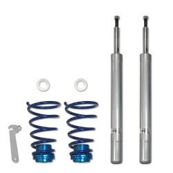 Suspension combiné fileté BlueLine Réglables - Amortisseurs filetés - Tuning Kit Complet - Qualité Allemande approprié pour Compatible av. E34 Touring 518i/ 520i/ 525i (D14/M14), 8.90-, Tuning Kit Complet - Qualité Allemande/ Serie