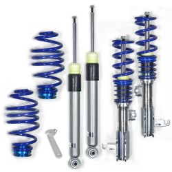 Suspension combiné fileté BlueLine Réglables - Amortisseurs filetés - Tuning Kit Complet - Qualité Allemande approprié pour Compatible av. Astra J Limo P-J 2WD 1.3 CDTi/ 1.4/ 1.4T/ 1.6/ 1.7 CDTi/ 2.0 CDTi, n.