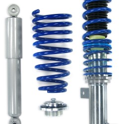 Suspension combiné fileté BlueLine Réglables - Amortisseurs filetés - Tuning Kit Complet - Qualité Allemande approprié pour Fiat 500 (Typ 312) 1.2 8V/ 1.3/ 1.4 16V/ Abarth, 07-, Tuning Kit Complet - Qualité Allemande