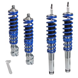 Suspension combiné fileté BlueLine Réglables - Amortisseurs filetés - Tuning Kit Complet - Qualité Allemande approprié pour Seat Toledo (1L) 1.6/ 1.8/ 1.8 16V/ 2.0/ 16V/ 1.9D/ 1.9TD/ 1.9TDi, 91-98, Tuning Kit Complet - Qualité Allemande