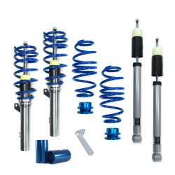 Suspension combiné fileté BlueLine Réglables - Amortisseurs filetés - Tuning Kit Complet - Qualité Allemande approprié pour Compatible av. Golf 7 Limo/ Variant/ Sportsvan (AU/AUV) 1.0TSi/ 1.2 TSI/ 1.4 TGI/ 1.4 TSI, 2012-2019, (Achslast VA 965 kg) Que pour