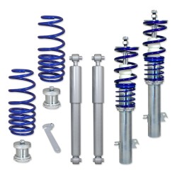 Blueline Coilover Kit suitable for Peugeot 208  1.0/ 1.2/ 1.2THP/ 1.4GPL / 1.4VTi/ 1.6/ 1.6GTi/ 1.6THP/ 1.6HDi/ 1.6 BlueHDi, year. 2012-2019, for 51mm front strut only